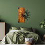 Wallity Yin Yang Escultura de Pared en Madera y Metal